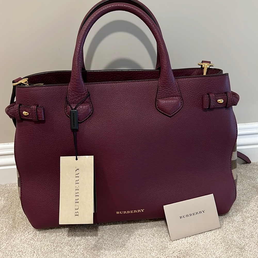 Brand new Burberry banner tote